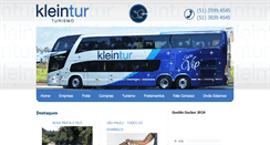 Desktop Screenshot of kleintur.com.br